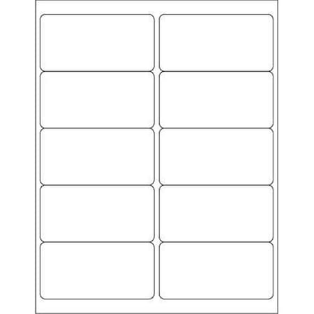 Officespace 4 x 2 in. Weather-Resistant Laser Labels, 1000PK OF2821303